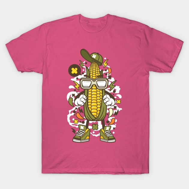 hip hop corn T-Shirt by Superfunky
